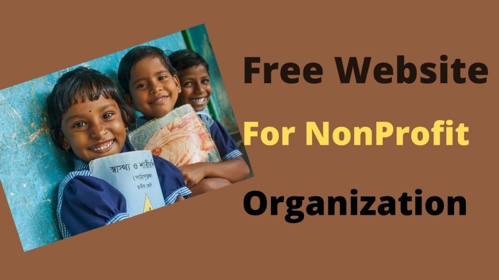 Free website for nonprofit organizations