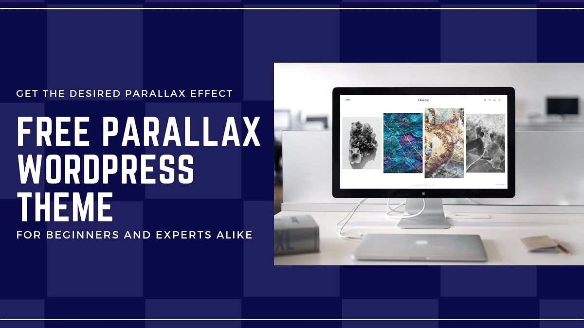 Free parallax WordPress Theme