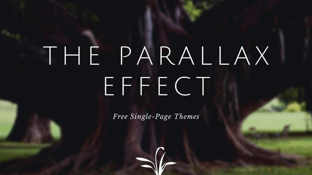 Free parallax WordPress Theme