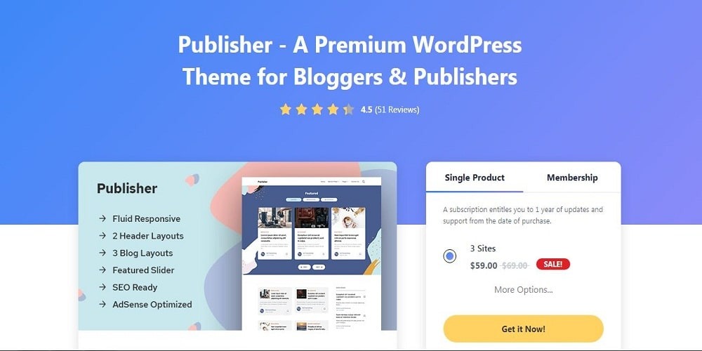 Publisher WordPress Theme