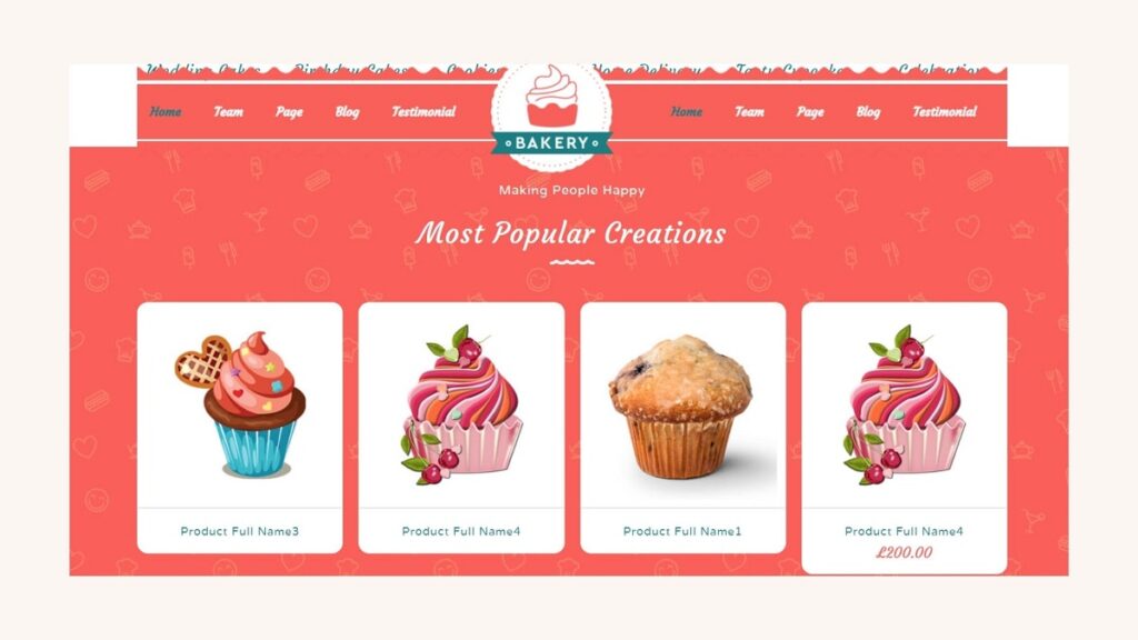 Tanawul Bakery WordPress Theme