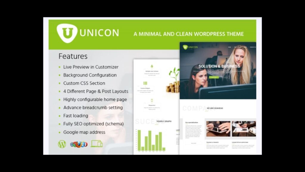 Unicon WordPress Parallax Theme