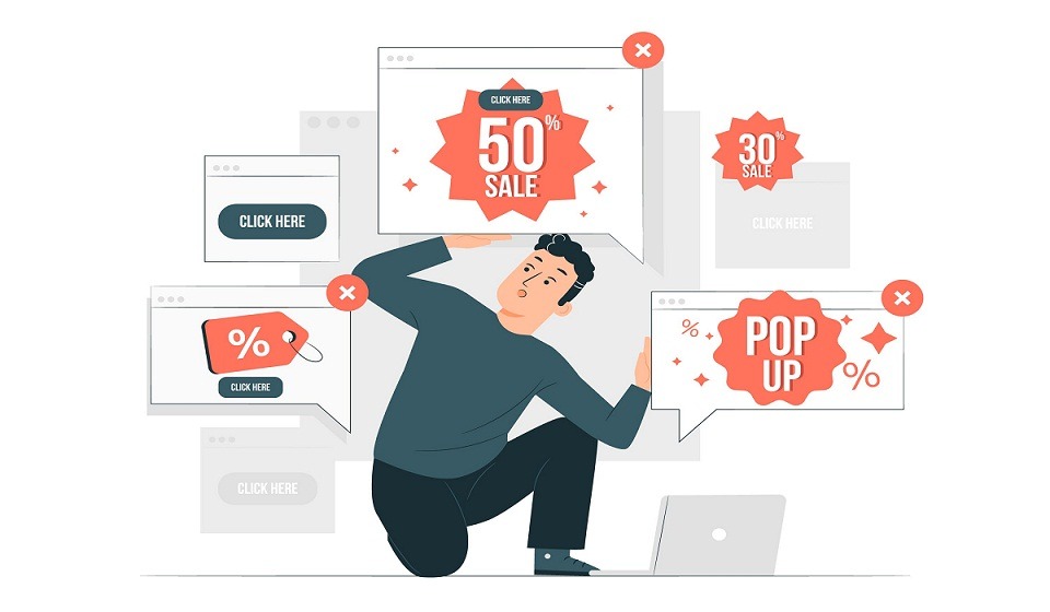 Popup plugins for WordPress vector design