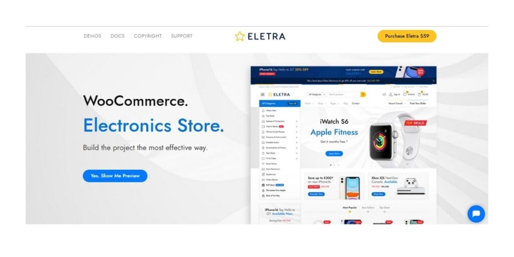 Eletra WordPress Marketplace Theme