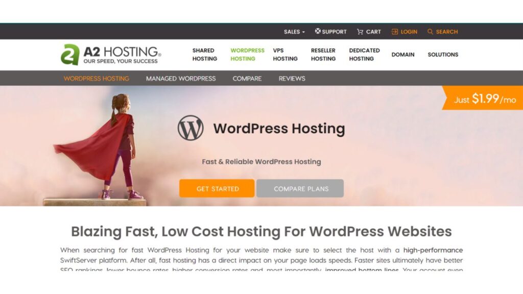 A2hosting Best WordPress Hosting in Bangladesh