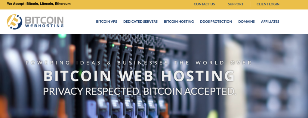 BitcoinWebhosting best DMCA Ignored Hosting 