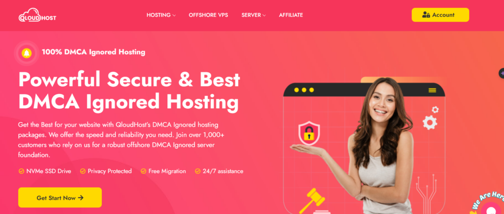 QloudHost - Best WordPress DMCA Ignored Hosting Provider