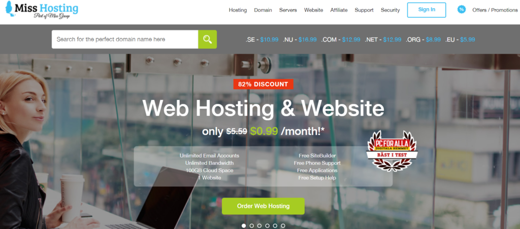 MissHosting best wordpress hosting