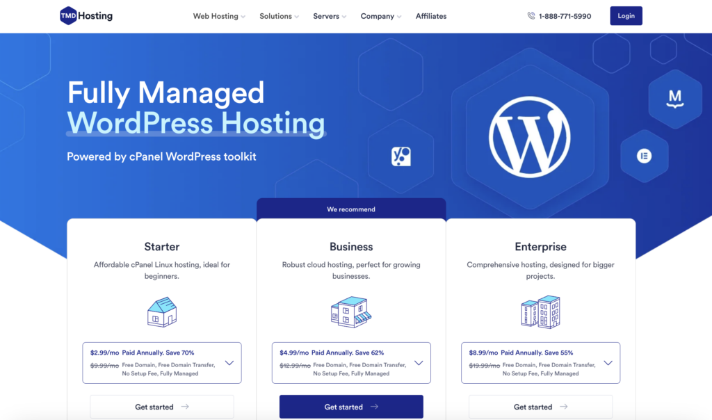 tmdhosting wordpress