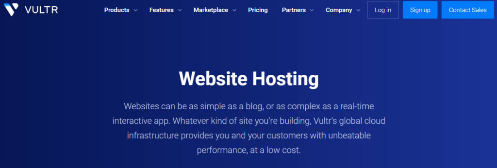 Vultr Web Hosting