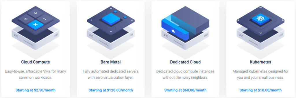 Vultr Web Hosting Plans & Pricing