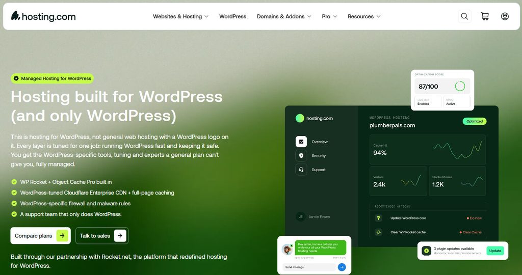 Hosting.com WordPress Hosting