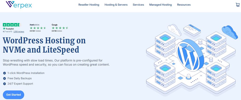 Verpex WordPress Hosting